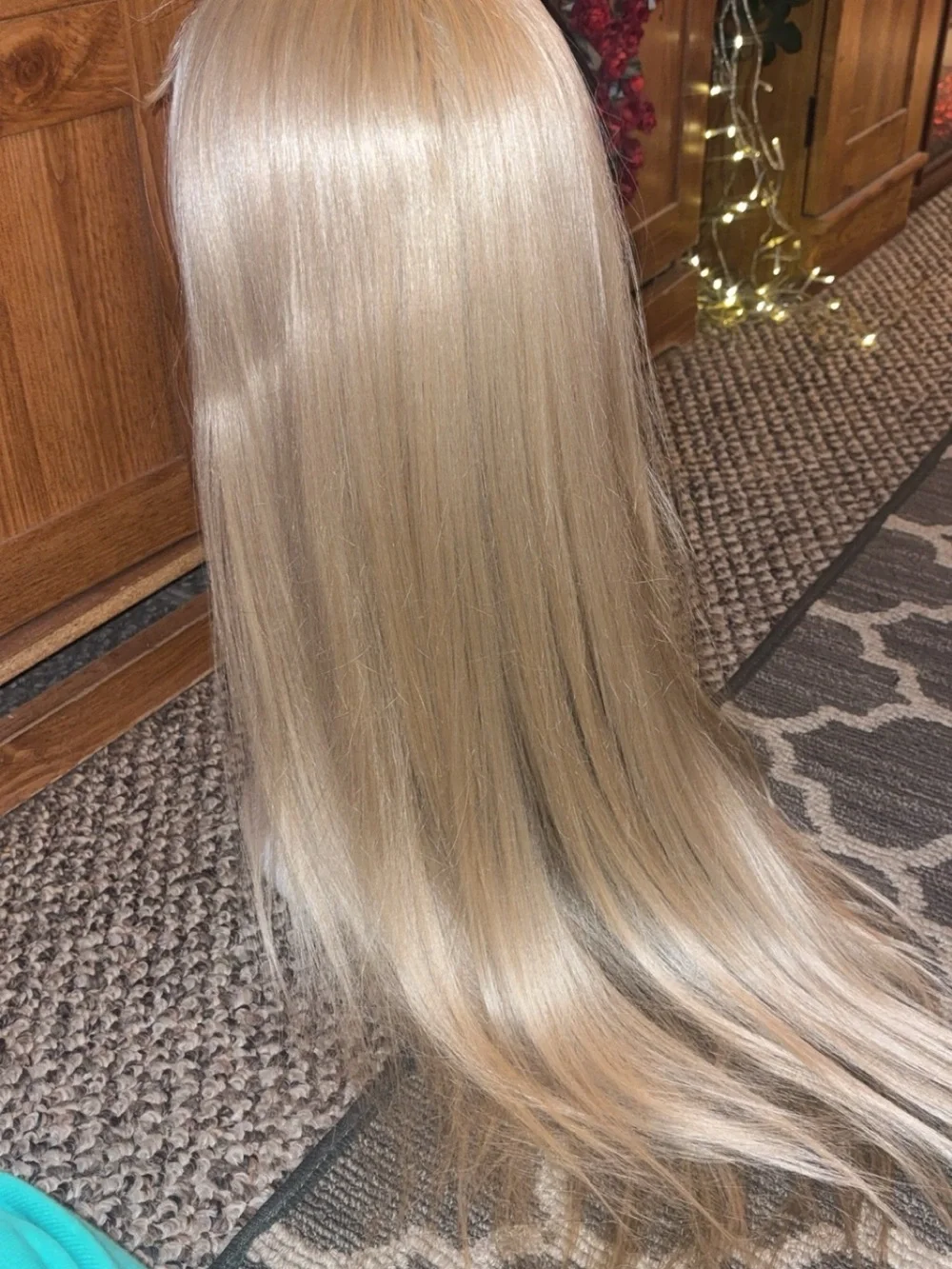 Blonde Long Straight Women's Wig - Neutral Blonde